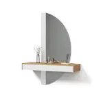 Livinity® TOALETNÍ STOLEK Ascona, Bílá, 120 cm se zrcadlem LED