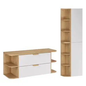 Petits-meubles KOUPELNOVÝ NÁBYTEK 120.4cm Oria 2er-Set Bílá