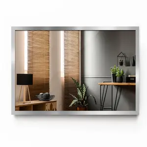 TULUP ZRCADLO v rámu stříbrné 60x80 cm