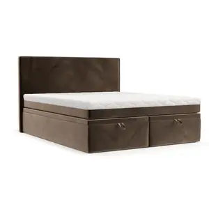 AltaBeds POSTEL BOXSPRING ZALLA 200/200 Hnědá