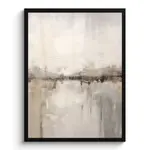 MuchoWow PLAKÁT V RÁMU Moderní umění - Abstraktní - Béžová 60x80 cm