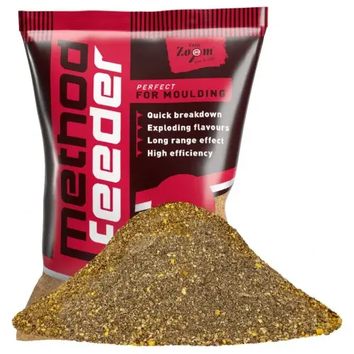 Carp zoom krmítková směs method feeder groundbait 1 kg - studená voda (černá švestka)