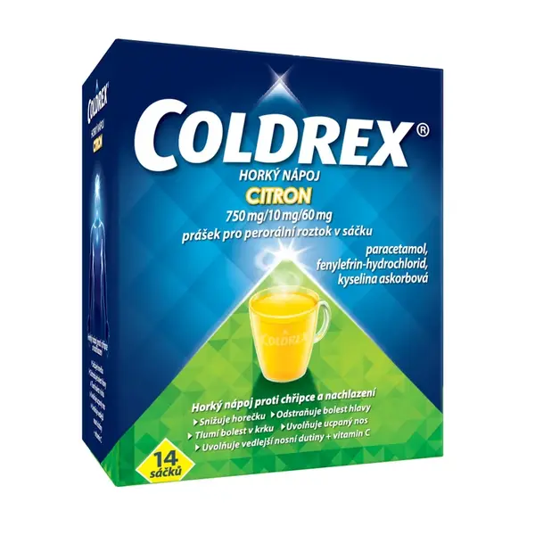 Coldrex Horký nápoj Citron 14 sáčků