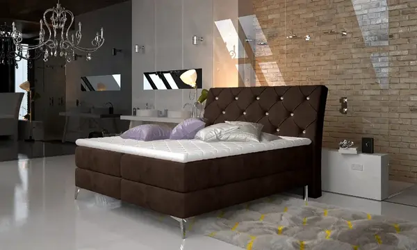 Boxspring Adel Barva korpusu: Kronos 6, Rozměr: 160 x 200 cm