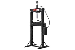 QUATROS Hydraulický dílenský lis 20T s dvojitým čerpadlem