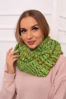 Kesi KN15 Dámská čepice s kapucí zelená neonová