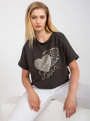 T-shirt-RV-TS-7660.88P-dark khaki