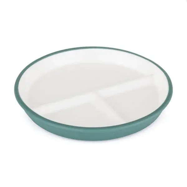 PETITE&MARS Talíř keramický se silikonovým obalem Misty Green