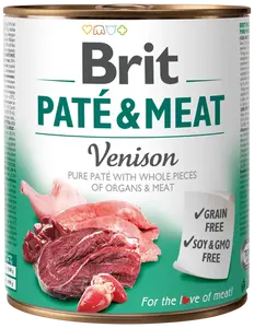 Konzerva Brit Paté & Meat Venison 800g