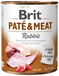 Konzerva Brit Paté & Meat Rabbit 800g