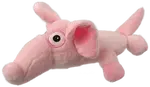 Hračka Silent Squeak slon růžový 26cm