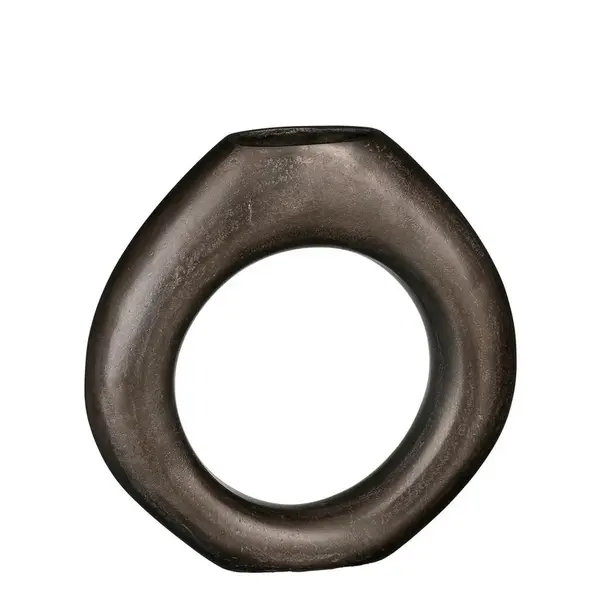 DEKORAČNÍ VÁZA, kov, 25 cm
