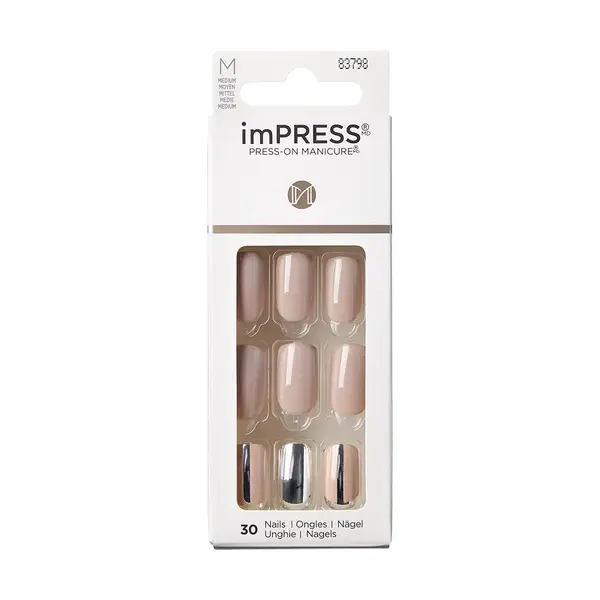 KISS Samolepicí nehty imPRESS Cloudy 30 ks