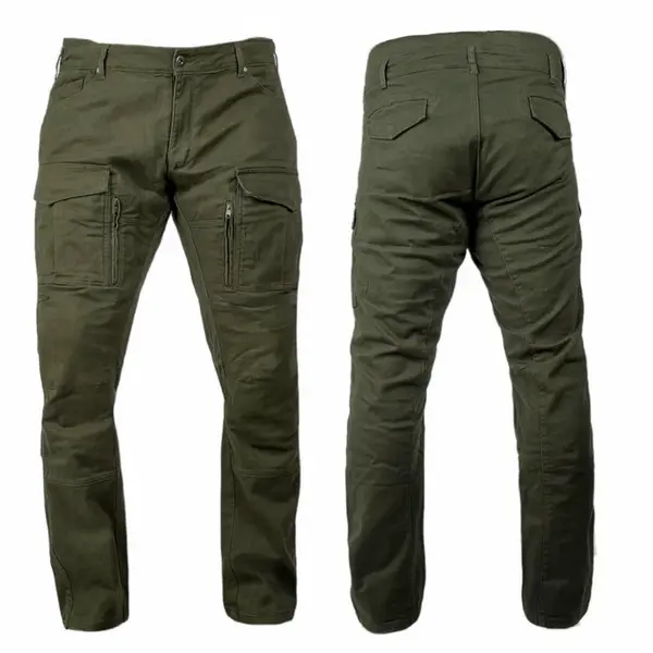 Pánské moto kalhoty BOS Cargo D Green 30