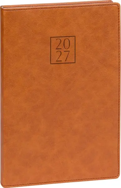Diář 2027: Prestigio - hnědý