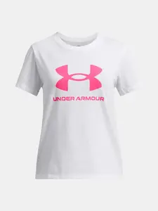 Dívčí tričko Under Armour UA BIG LOGO SS - Holky