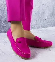 Gemre Pink loafers with leather insole Verrill
