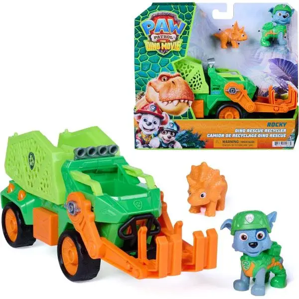 Spin Master Patrol Paw Dino akční vozidlo Rocky