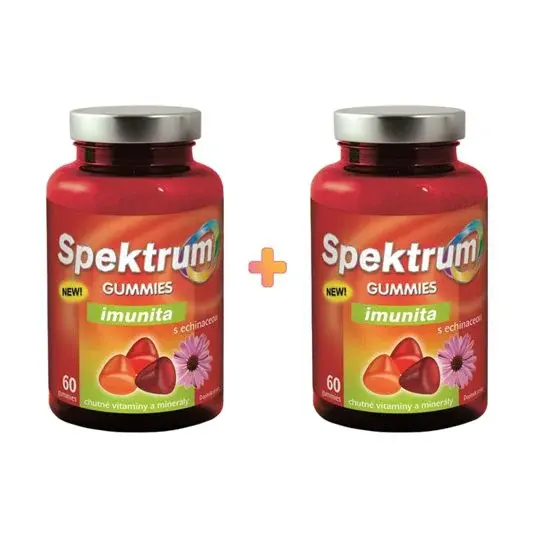Spektrum Gummies IMUNITA vánoční dvojbalení 60 + 60