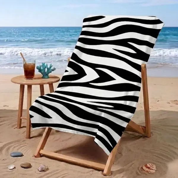 Plážová osuška ZEBRA 75 x 150 cm