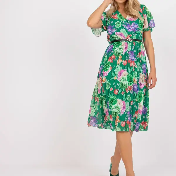 Dress-DHJ-SK-13162.92-green