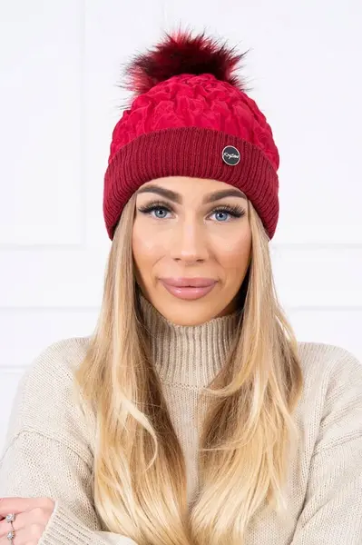 marka niezdefiniowana Čepice K160 bordó