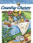 Creative Haven Country Charm Coloring Book - Teresa Goodridge