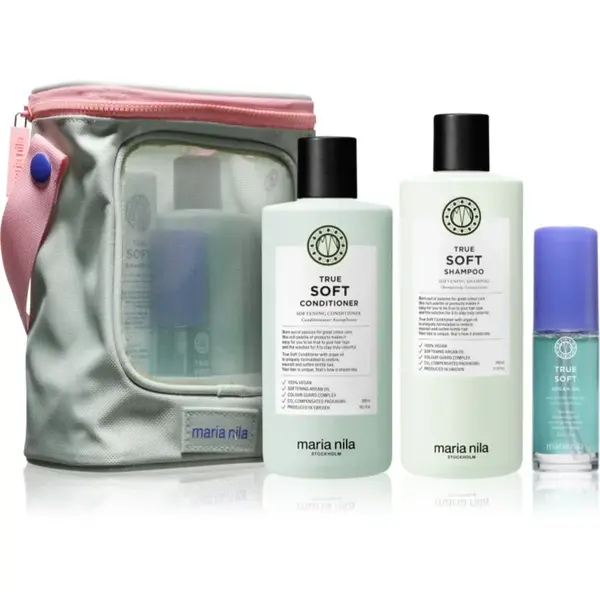 Maria Nila True Soft Beauty Bag dárková sada pro suché vlasy