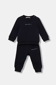Bavlněná tepláková souprava pro miminka Marni MS1B-SET OVERALLS 2-pack