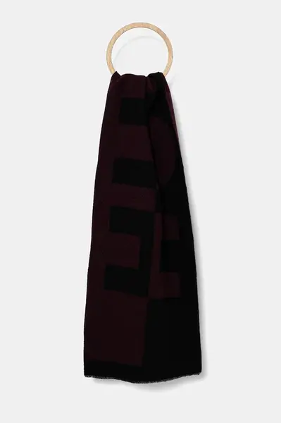 Šála s přídavkem vlny HUGO Martyn_40*180