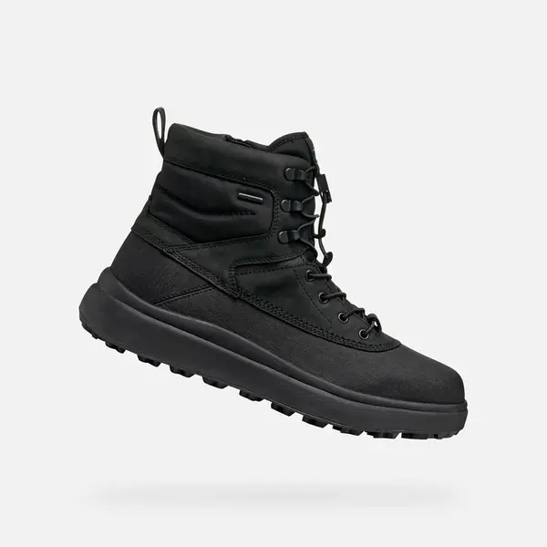 Black men's ankle boots Geox Granito + Grip A - Men
