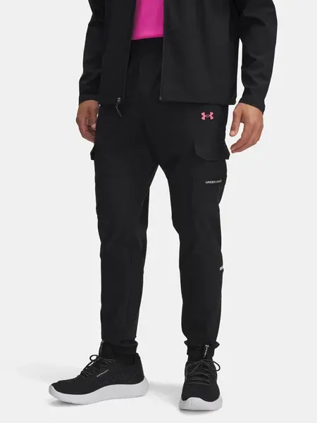 Men's Under Armour UA Tech Utility Woven Pant-BLK Sports Trousers - Mens