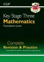 KS3 Maths Complete Revision & Practice â€“ Foundation (includes Online Edition, Videos & Quizzes) - CGP Books
