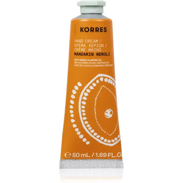 Korres Mandarin Neroli hydratačný krém na ruky s mandľovým olejom 50 ml