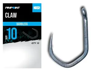 Nash háčiky claw barbless 10 ks - veľkosť 12