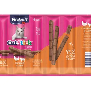 Vitakraft Cat Stick krůta a jehně 6x6 g