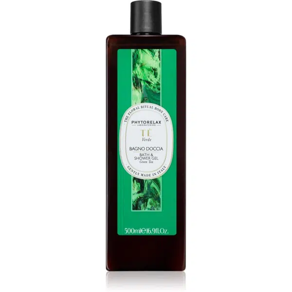 Phytorelax Laboratories Green Tea sprchový a koupelový gel 500 ml