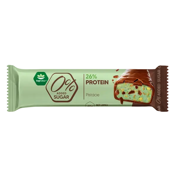 TOPNATUR Tyčinka proteinová pistácie 40 g