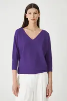 Svetr Medicine dámský, fialová barva