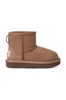 Dětské semišové sněhule UGG CLASSIC MINI II béžová barva, 1017715T