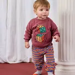 Dětská bavlněná mikina Bobo Choses Roll The Dice růžová barva, vzorovaná, 225AB048