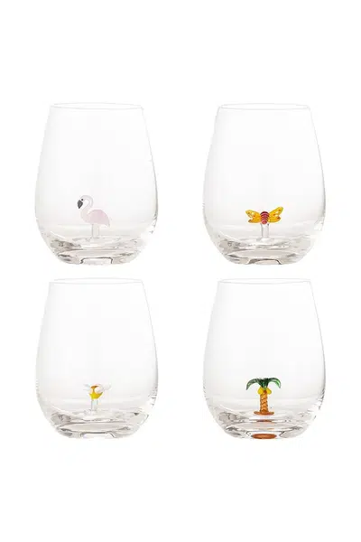 Sada skleniček Bloomingville Misa 560 ml 4-pack průhledná barva