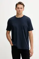 Bavlněné tričko Paul&Shark Knitwear pánské, tmavomodrá barva, 15311636