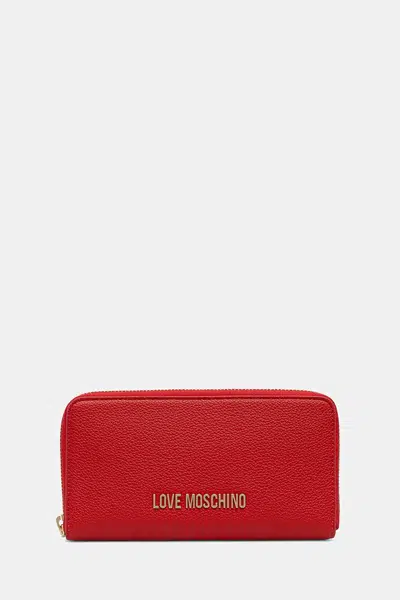 Peněženka Love Moschino dámská, červená barva, JC5700PP1NLD0500