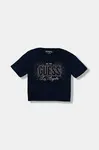 Dětské tričko Guess tmavomodrá barva, J5YI23 K6YW4