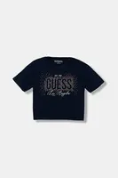Dětské tričko Guess tmavomodrá barva, J5YI23 K6YW4