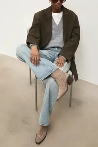 Semišové kotníkové boty Answear.LAB