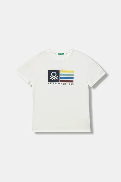 Dětské bavlněné tričko United Colors of Benetton