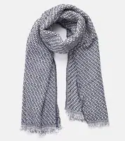 Gemre Blue and White Scarf Aria