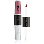 Dermacol 16H Lip Colour dlouhotrvající rtěnka a lesk na rty odstín 13 2x4 ml